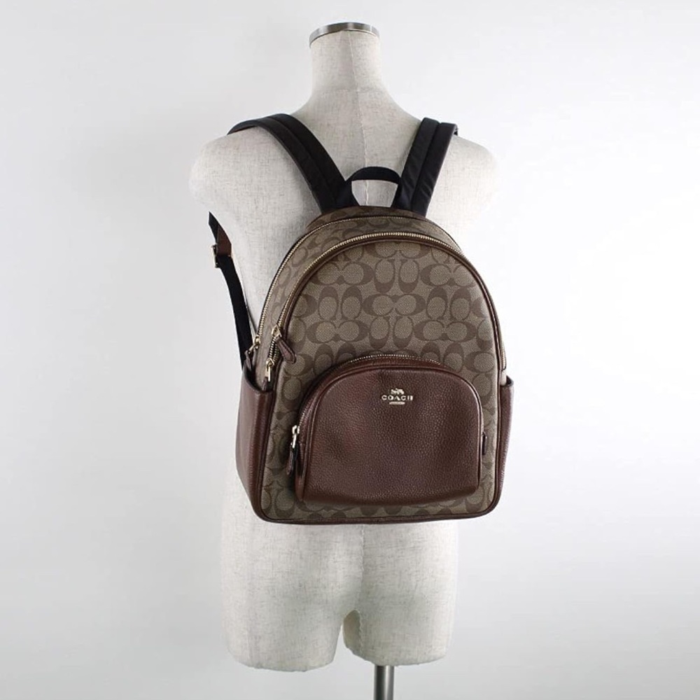 Coach Court Backpack in Signature Canvas - Picture 8 of 12